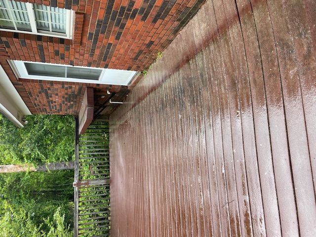 An amazing porch cleaning completed in Phenix City, AL